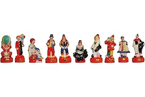 Alcara FaisTonGateau - fèves thème La Parade des Clowns - Fèves de Collection pour Galette de Rois Epiphanie - 10 fèves Multicolores, Multicolore