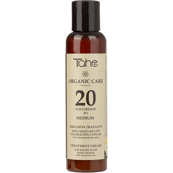 Tahe Organic Care 40 Vol Ultra Blond Behandlungsemulsion – 900 Ml, ECO-Zertifiziert | Für Haarfärbung Mix, Grauabdeckung