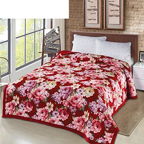 JYGFBSJAVO padded blanket/Wedding blanket/Korean warm blanket/double blanket-C 180x200cm(71x79inch)