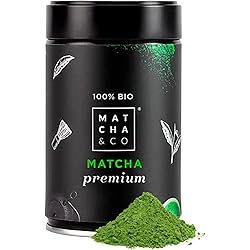 Bio Matcha Pulver 100g, Original Japanischer Matcha Tee Ohne
