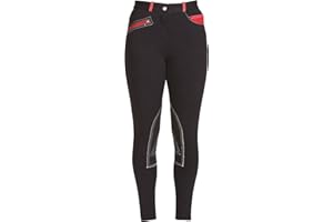 HyPERFORMANCE Diesel Ladies Jodhpurs Navy/Red 28