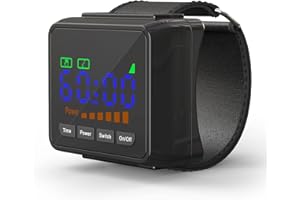 iKeener Dispositif De Traitement Au Laser Type Poignet,équipement Thérapie Infrarouge Portable FDA Cleared,Réduit L'hyperglycémie,L'hypertension Artérielle,L'hyperlipidémie,Améliore Rhinite,Sommeil