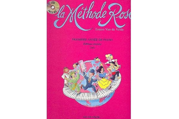 Ernest Van de Velde : Méthode Rose 1Ère Année. Partitions, CD pour Piano