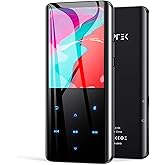AGPTEK 32GB MP3 Player Bluetooth 5.0 mit 2,4 Zoll TFT Farbbildschirm, HiFi Musik mit Lautsprecher, Touch-Tasten, FM-Radio, E-