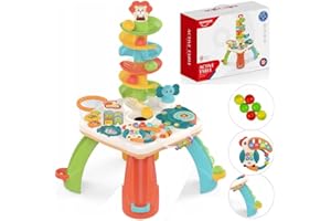 Coil Aktivitätentisch für Babys und Kinder, interaktiver Kugelbahn- und Rutsche-Spieltisch, Lernspielzeug
