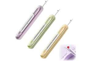 ZFRITP 3 Pièces 2 In 1 Enfile Aiguille,Decoud Vite Et Enfile Aiguille,Enfile Aiguille Machine À Coudre,Passe Fil Couture Portable,Enfile Aiguille Couture Main,Enfile Aiguille Pour Broderie