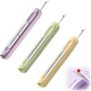 AX COOK 80 Pcs Enfile Aiguille Achine à Coudre Fore De Gourde Enfile-Aiguilles Plastique DIY