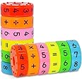 Pandaworld Magnetic Arithmetic Learning Toy, Colorful Magnetic Building Blocks For Kids, Intelligence Brain Developing Toy (2 Sets/ 12 Pieces)