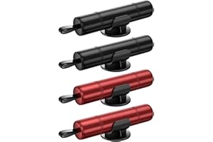 hommova 4 Pcs Car Window Breaker, 2 in 1 Safe Escape Hammer Tool with Seat Belt Cutte and Holders for Car Safety