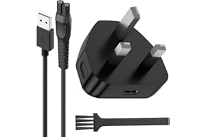 Newding 5V Charger Compatible with Philips One Blade QP2824 QP2724 QP2734 QP2834 S3241 S3145 QP1924 QP6652 MG7930 MG7950 MG5950 X3001 S5887 S5884 S3342 BG5021 XP9404 Electric Shaver Charging Cable