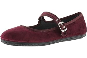 victoria Bailarinas Oda Terciopelo & Ribete Al Tono & Hebilla 104913 para Niñas