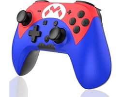 Wireless Controller for Nintendo Switch/Switch Lite, Rechargeable Remote Switch Controller with Gyro Axis/Dual Vibration/Adju