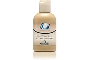 GLASS POLISH Compuesto de Pulido de plástico y acrílico de 3.4 onzas (100 ml) para microacabados Profesionales de Alto Brillo - GP14018