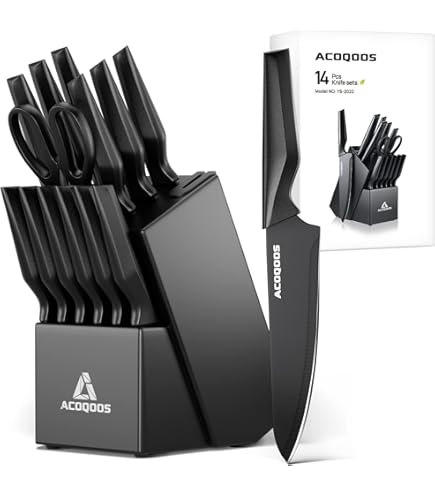 WUGU Ceppo Coltelli Vuoto Universale Grande, 17 Slot Utilizzabili e