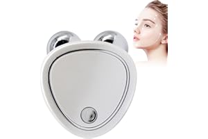 HASAIKA® Microcurrent Facial Lifting Device, Rodillo Facial de Microcorriente, Masajeador Facial,Apriete la Piel Eliminación Arrugas Para Belleza Y Cuidado De La Piel Para Mujer
