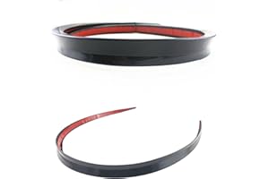 KMDZDZGS car rear spoiler, 1.2 m universal glossy black car, trunk spoiler, car roof spoiler lip strips, for universal installation, for most vehicles, rear bumper lip