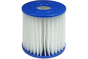 Jilong JL-290587 - Lot de 2 Cartouches de Filtration Diam 80 X 90mm Type 1 pour Filtration 1136L/h
