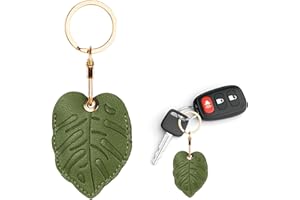 Tolmaiertu Lederhüllenhalter für Apple Airtag,Schützende Air-Tag-Abdeckung mit Schlüsselanhängerring,Kratzfeste Airtags-Hülle für Schlüsselanhänger