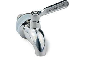 DOULTON British Berkefeld Robinet À Gravité En Acier Inoxydable | Compatible avec les bidons à gravité de 6, 8,5 et 12 litres | Améliore le débit et le contrôle | Conception étanche