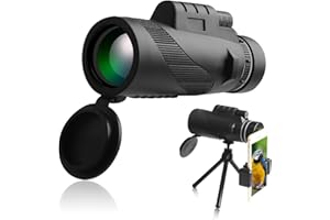 AYYDS Telescopio Monoculare HD 40 x 60 Impermeabile FMC BAK4 Prisma con Supporto per Smartphone e Treppiedi
