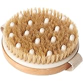 Bluefox Doğal Sisal V&uuml;cut Fır&ccedil;ası | Kuru Fır&ccedil;alama & Peeling i&ccedil;in | Islak/Kuru Kullanım | Avu&ccedil; İ&ccedil;i Masaj ve Eksfoliasyon Fır&ccedil;