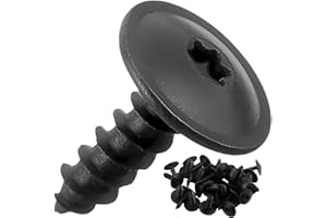 Twowinds Wkręt samogwintujący Torx M5 x 16 mm do błotników, nadkoli, zderzaków, kratek N90775001 N91160401 czarny TX25 (50 sztuk)