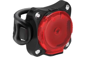 Lezyne Zecto Drive Rear Bicycle Light, Flashing Day Time Mode, Road, Mountain, Gravel Bike, Red LED, USB Rechargeable