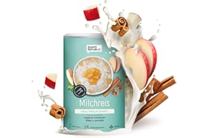 ‎SHAPE REPUBLIC SHAPE REPUBLIC High Protein Milchreis 560g | Apfel & Zimt | Vollwertiger Mahlzeitersatz mit nur 206 kcal | Mit 24 Vitaminen & Mineralstoffen…