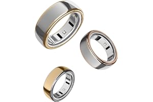 SURITCH 3 stycken ringar skydd kompatibel med Oura Ring 4 & Oura Ring Gen 3 Horizon/Heritage, ultratunt gulningsfritt transparent TPU skyddsfodral för ring storlek 7, laddning med fodral möjligt -G/R