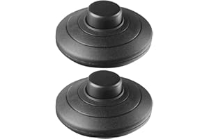 KVSERT Interruptor de pie para lámpara en línea, 2 unidades, color negro