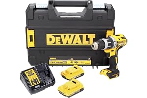 DEWALT DCD796D2-QW Trapano Avvitatore A Percussione 2 velocità 2.0 Ah Motore Brushless 2 Batterie In Valigetta TSTAK