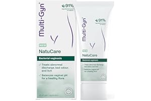 Multi-Gyn NatuCare pour Vaginose Bactérienne - Infections bactériennes dans la zone intime - Soulage les odeurs, les écoulements, Gel intime à l'acide lactique pour restaurer la flore - 40ml Gel +