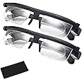 Vifocus Adjustable Focus Glasses near and Far, Upgrade Seniors Distance Visionfocus Reading Glasses (2 Pcs)