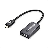 Cable Matters USB-C to DisplayPort Adapter (USB C to DP Adapter) DisplayPort 1.4 Support up to 8K Resolution - Thunderbolt 3 
