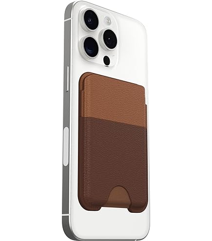 OtterBox Symmetry Series Cactus Leather MagSafe Custodia per iPhone 15 Pro Max, custodia protettiva sottile antiurto, a prova di caduta, testata 3x norme MIL-STD 810G, Marrone