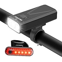Lampe De Velo Avant Et Lampe Arriere Rechargeable De USB Pour Le Velo