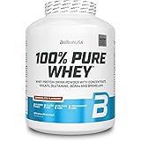 BioTechUSA 100% Pure Whey | Proteine in polvere con BCAA e glutammina | Senza glutine, senza olio di palma | 28 g di proteine