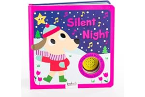 Bookoli | Silent Night Sing Along With Me Sound Board Book | Musical Sound Book for Toddlers | Nursery Rhymes | Ages 18 Months to 4 Years