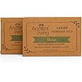 Ancient Living Tulasi Luxury Handmade Soap -100gm (set of 2) Rejuvenating Nourishing Suitable for Oily and Combination Skin