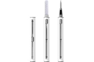 Upeak AirPods Pro Zestaw czyszczący, ulepszony środek czyszczący 3 w 1 do AirPods Pro 1 2 3, wielofunkcyjny środek do czyszczenia słuchawek Bluetooth, etui ładującego/aparatu/telefonu