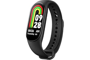 ENJIROR Fitness Activity Trackers with All-Day Heart Rate Blood Pressure Blood Oxygen Sleep Monitoring Step Running Calorie Counter IP67 Waterproof Pedometer Sports Watch for Women Men Kids Seniors Black