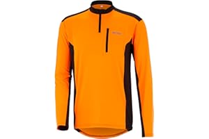 KOX Funktionsshirt Langarm Orange/Schwarz