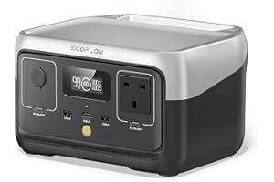 EF ECOFLOW ECOFLOW Portable Power Station RIVER 2, 256Wh LiFeP04 Battery/ 1 Hour Fast Charging, Up To 600W Output, Solar Generator (Panel Not Inc.) for Outdoor Camping/RVs