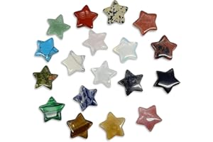 QJFHURB 18 Pcs Pietre e Cristalli Pietre Decorative Cristalli Decorativi Pietre Cristalli Naturali Pietra Naturale Pietre Cristalli Chakra Pietra Portafortuna Pietre Preziose Cristalli Pietra Naturale