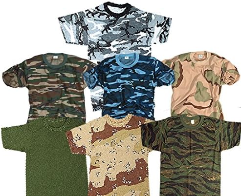 US Army Style T-Shirt (Tiger Stripe, Medium)