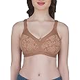 Eve's Beauty Womens Full Coverage Non Wired Everyday Bra with Lace