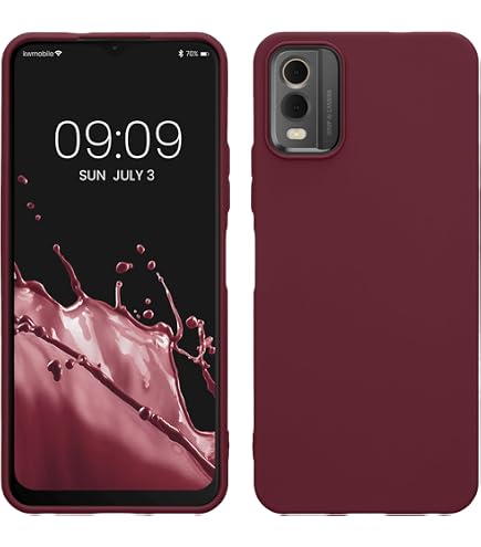 RankOne Custodia Per Nokia C32 Effetto Gradiente – Silicone TPU Morbido Trasparente, Rosa Verde - 6