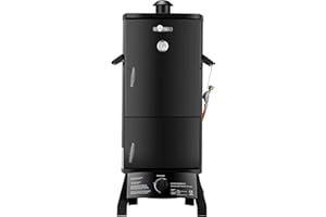 Gasgrill "PORTLAND" von El Fuego® | inkl. Gasschlauch und Druckminderer | inkl. Wasserschale & Smokebox | Räuchergrill | Smoker | AY 317