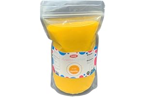 Hopser Food Fun barbe à papa Colorful | Fraise, Cerise, Cola, Vanille, Barbe à papa bleue (Vanille),1 KG Sucre coloré