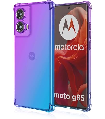 GOKEN Handyhülle Für Motorola Moto G85 5G – Stoßfest, Mit Glitzereffekt & Erhöhtem Kameraschutz